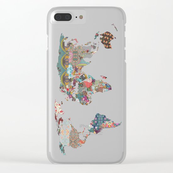 Louis Armstrong Told Us So (teal) Clear iPhone Case