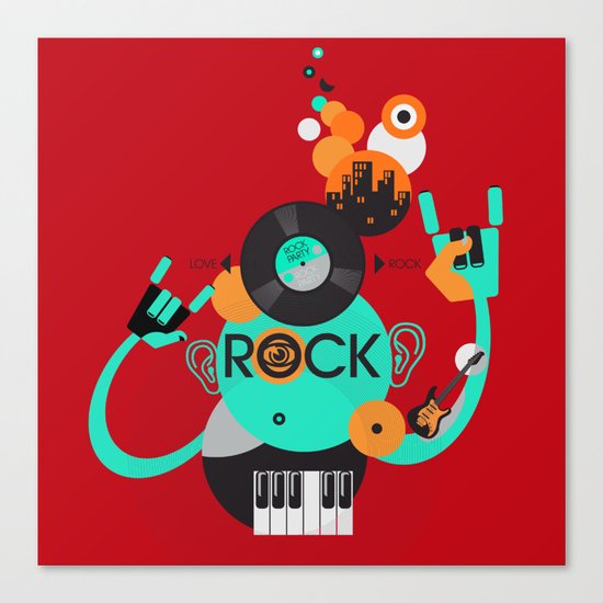 Rock Canvas Print
