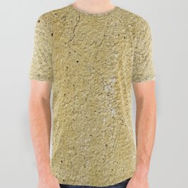 Old yellow paint surface texture and background  All Over Graphic Tee