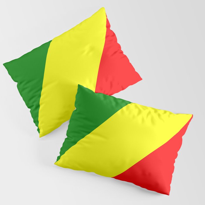 Flag of the Republic of the Congo Pillow Sham