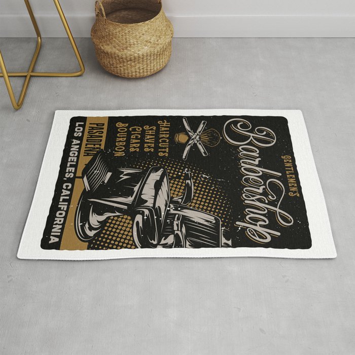 Gentlemen S Barber Shop La Rug By Birthday By Frankenberg