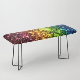 Rainbow Sparkle Galaxy Stars Bench