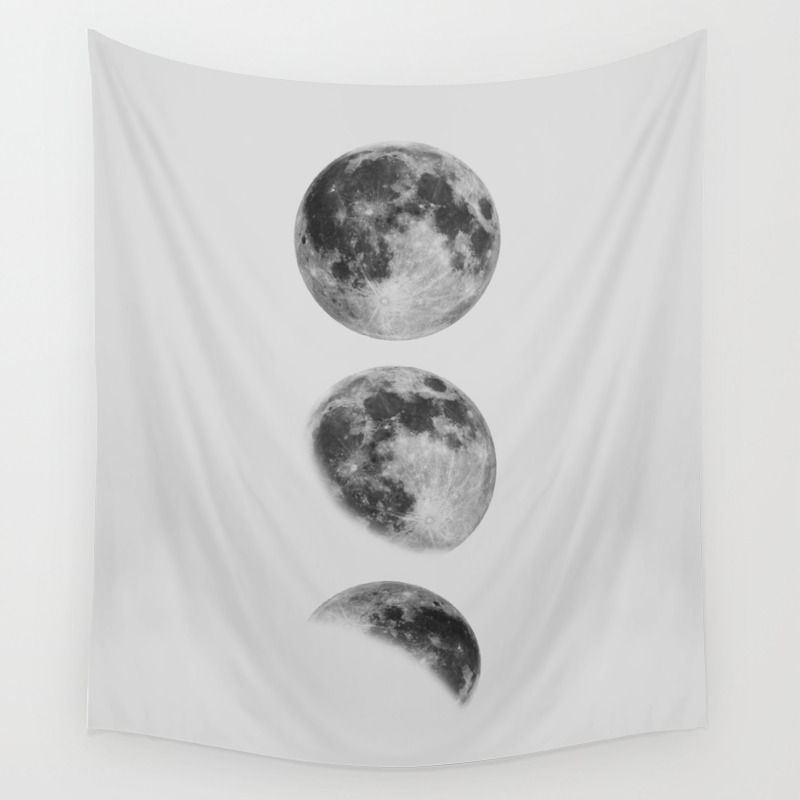 Moon Phase Wall Art Moon Home Decor Moon Phases Nursery Decor