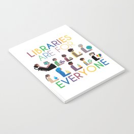 Rainbow Libraries Are For Everyone Notebook
