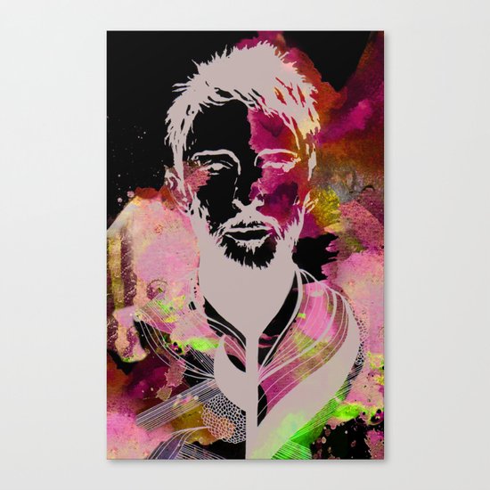 Thom Yorke Illustration Canvas Print