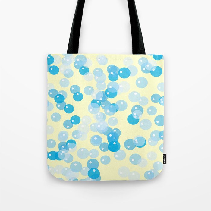 Blue Bubbles Tote Bag