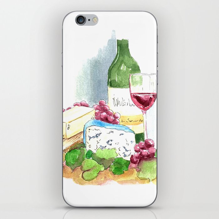 Wine & Cheese iPhone Skin