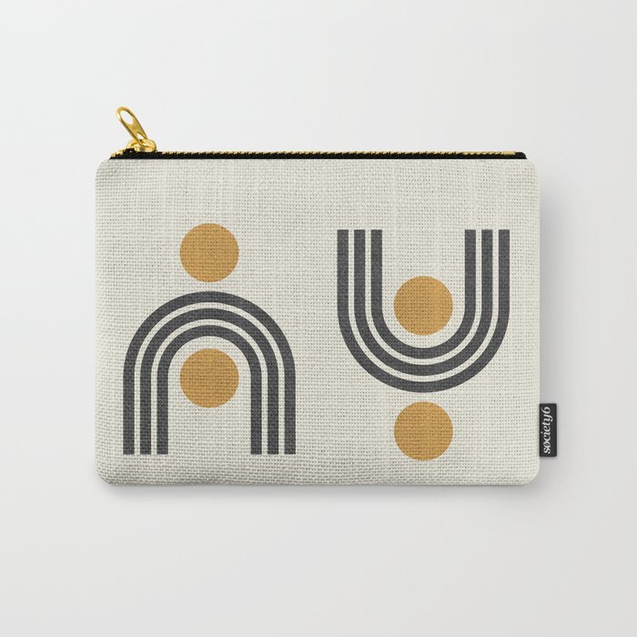 Mid century modern - arch suns Carry-All Pouch