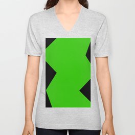 Square Minimalist Geometric Art V Neck T Shirt