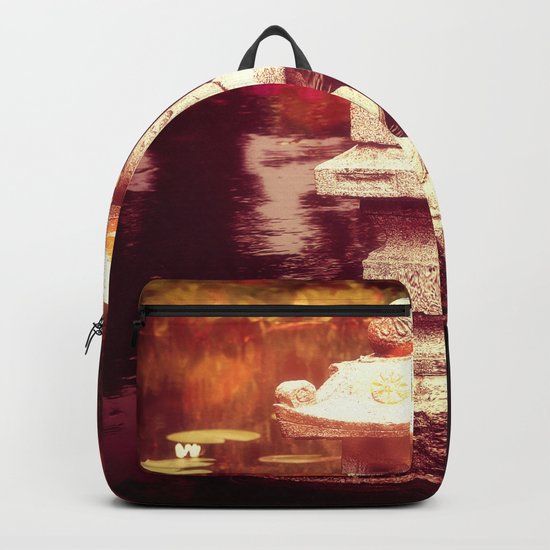 Japanese stone lantern Backpack