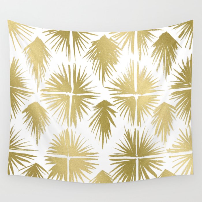 Radiate Gold Wall Tapestry