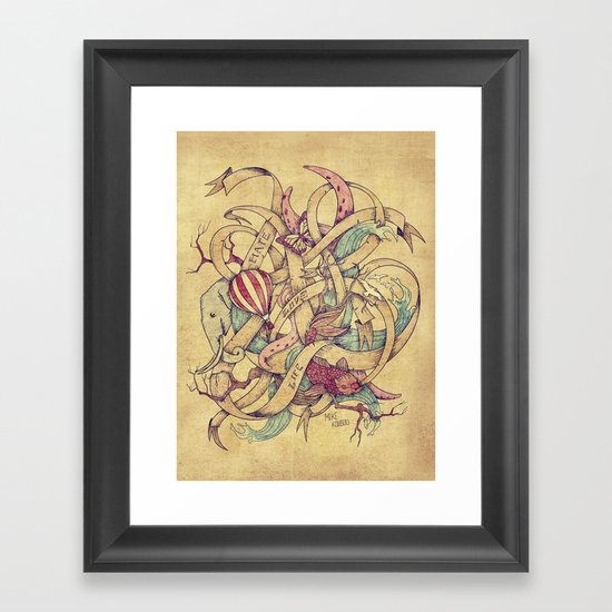 Abstract Nature | VACANCY zine | Framed Art Print