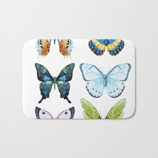 Butterflies 02 Bath Mat