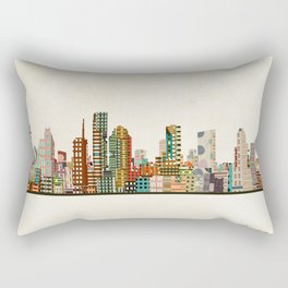 houston texas skyline Rectangular Pillow