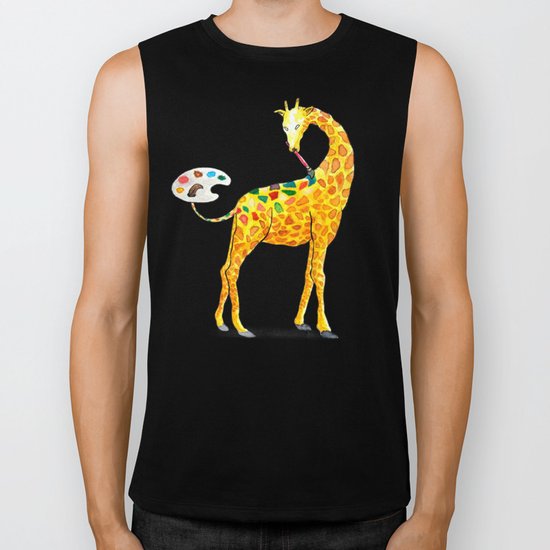 Giraffe Biker Tank