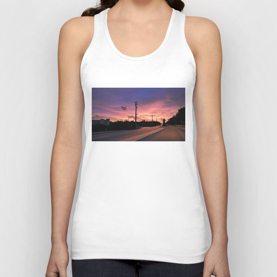 Miami Sunrise Unisex Tank Top