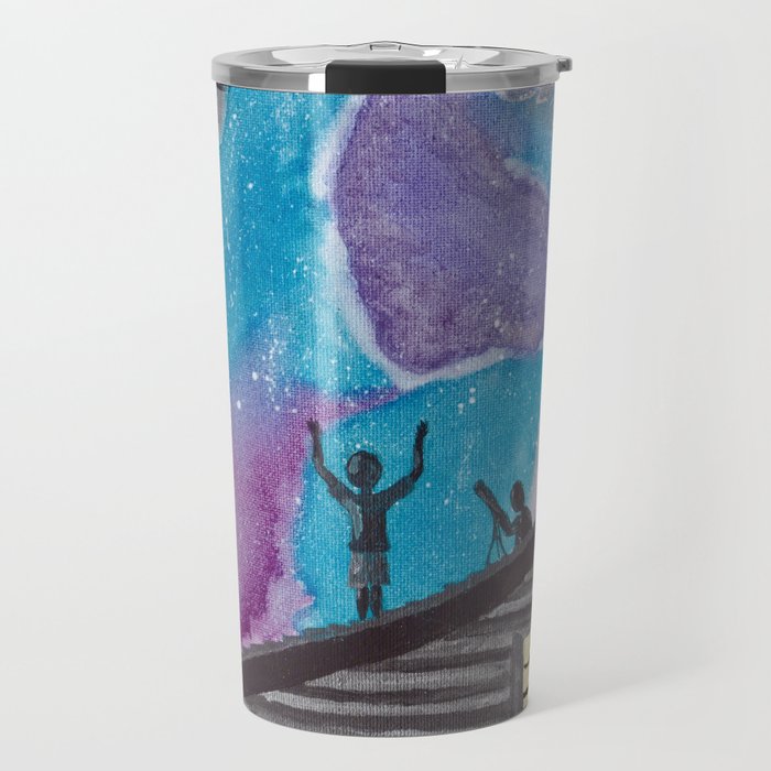 Taking a Shower in the Cosmos Travel Mug