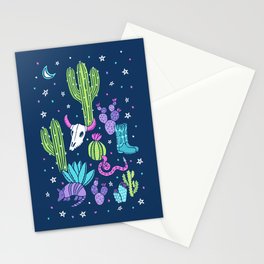 Old Sonoran Night Stationery Card
