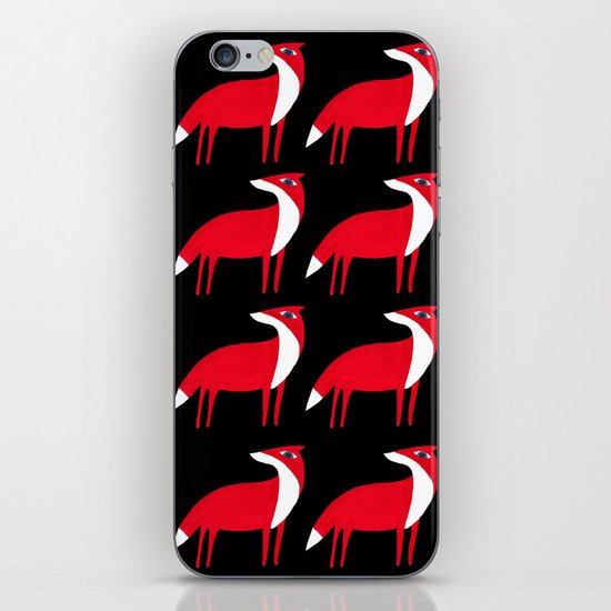 Fox pattern iPhone Skin