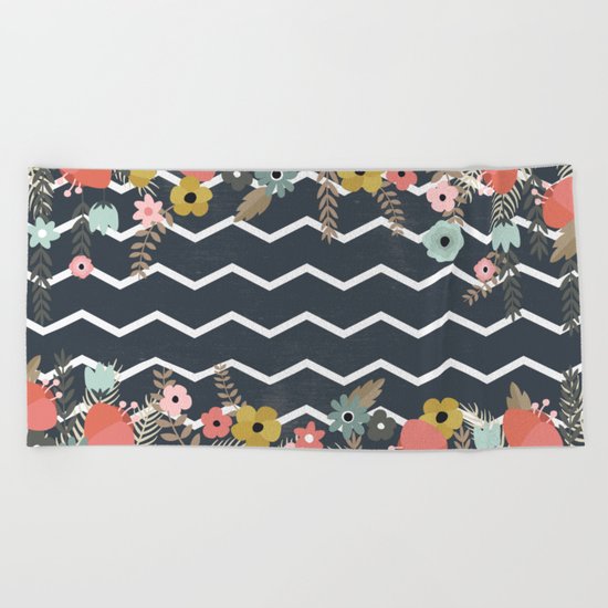 Flowers Beach Towel