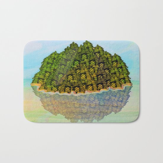Lost in the Green Island / Nature 05-12-16 Bath Mat