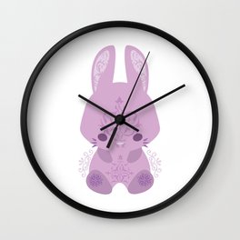 Sitting Bunny Wall Clock