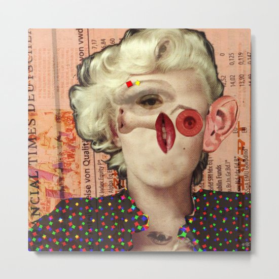 Mix Marilyn Collage 4 Metal Print