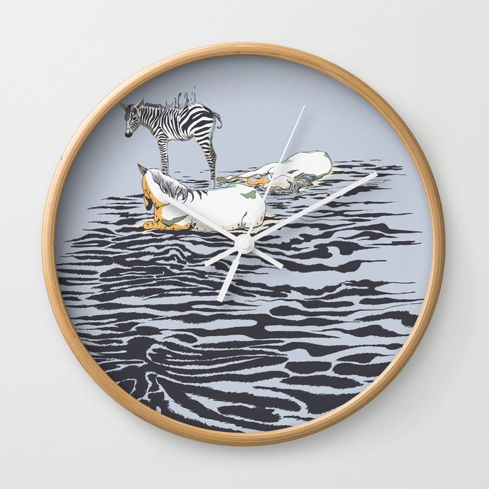 RESTING WITH YOU Wall Clock