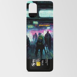 Cyberpunk Subway Android Card Case