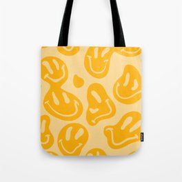 Melted yellow emojis Tote Bag