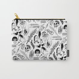 Death Lily Tattoo Flash Print Carry-All Pouch