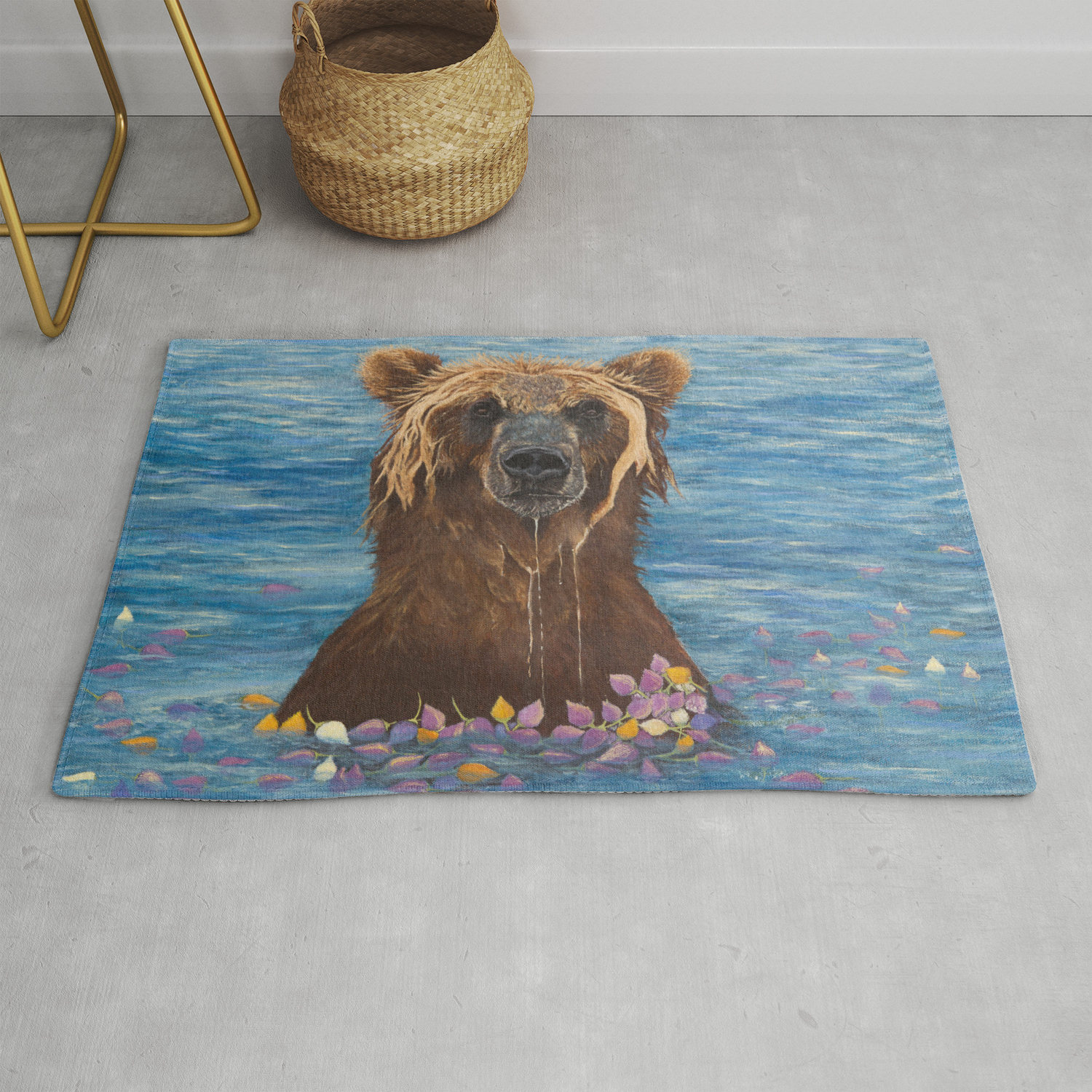 Elsa Washing My Worries Away Rug By Vaneliba Elsa Washing My Worries Away Rug By Vaneliba