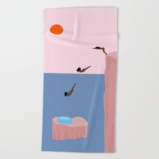 Dive//Survive Beach Towel