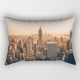 New York City Manhattan skyline Rectangular Pillow