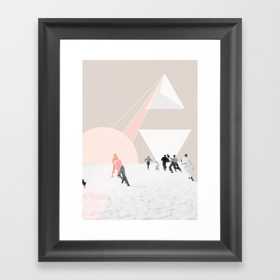 From the sky Framed Art Print