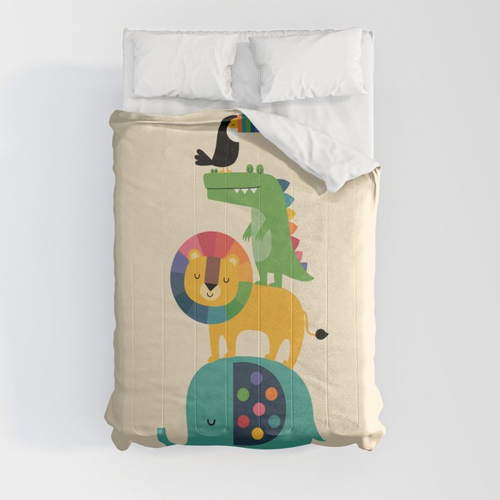 Rainbow Safari Comforter