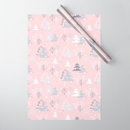 pink gift wrapping paper