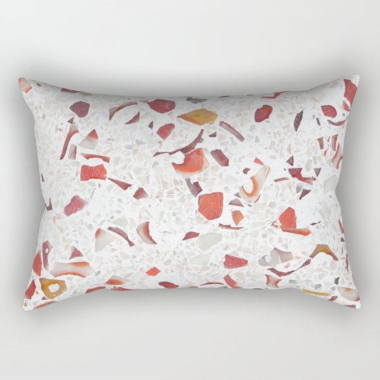 Terrazzo Multicolor Rectangular Pillow