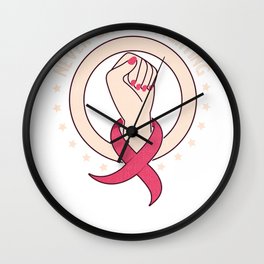 Breast Cancer Cancer Wall Clock