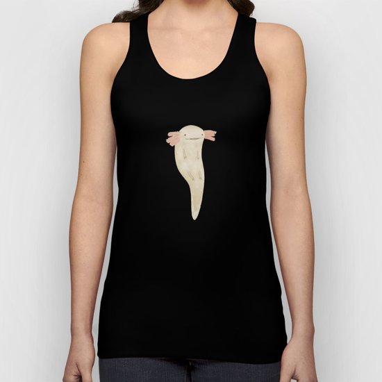 Floating Axolotl Unisex Tank Top