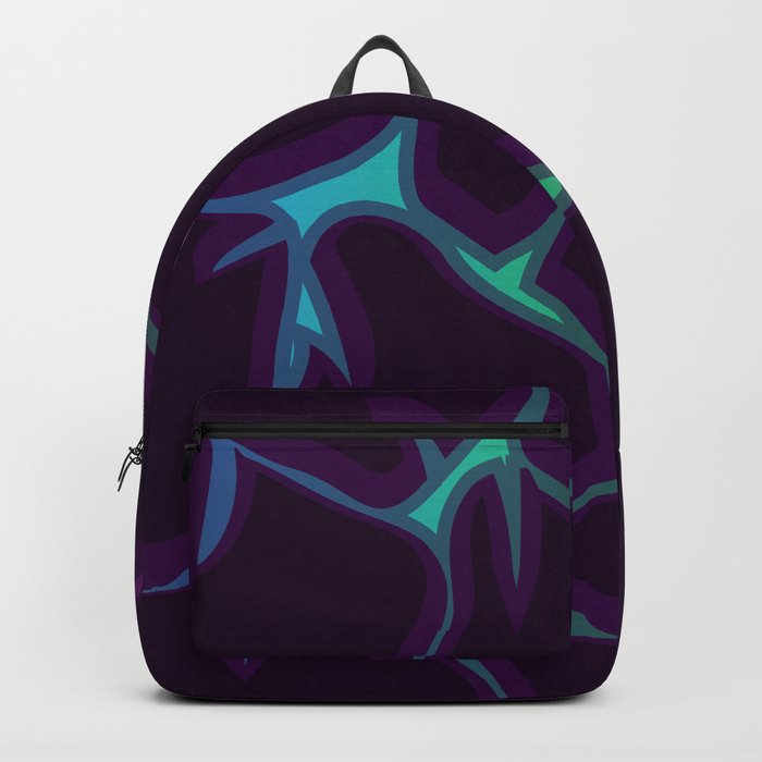 dark stones on a colorful background Backpack