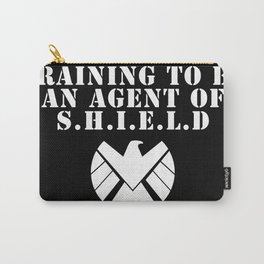 Agent of S.H.I.E.L.D V2 Carry-All Pouch | Typography, Movies & TV, Black and White, Graphic Design 