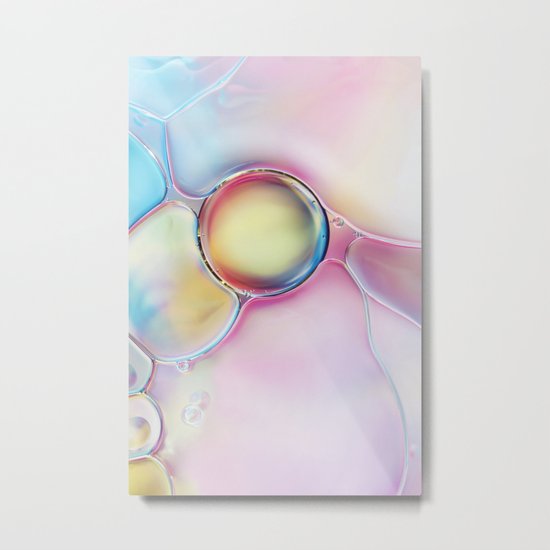 Bubble Metal Print