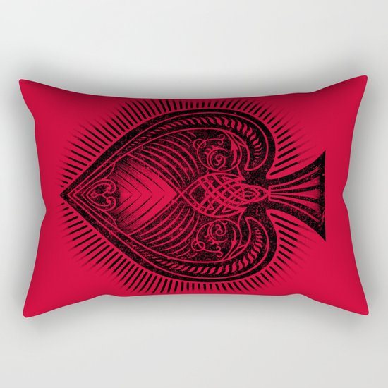 Lucky Spade Rectangular Pillow