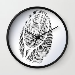 Fingerprint of a player Wall Clock