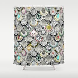 dragon scales Shower Curtain