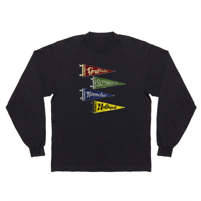 Vintage Hogwart's Pennant Collection Long Sleeve T Shirt