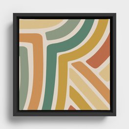Abstract Stripes III Framed Canvas
