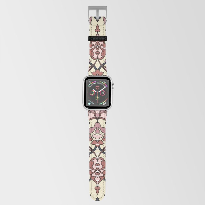 Ornate Arabesque Floral Pattern  Apple Watch Band