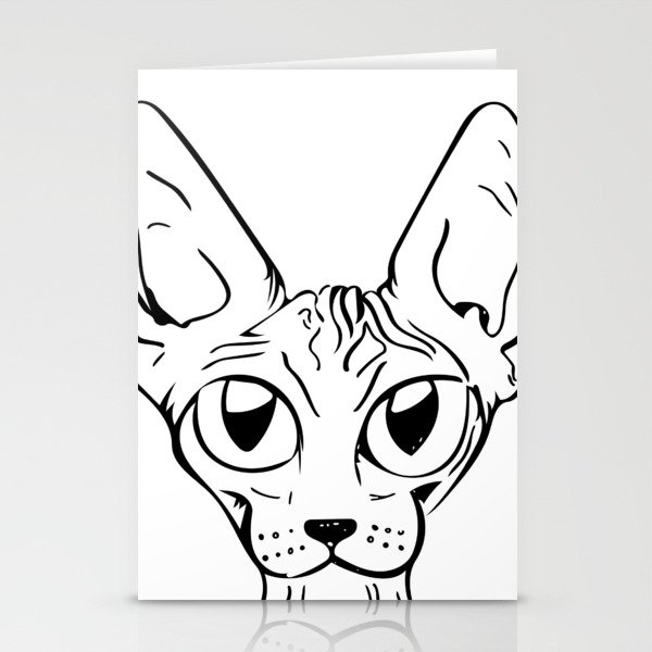 Sphynx Cat Cartoon Sphynx Cat Drawing Sphynx Illustration